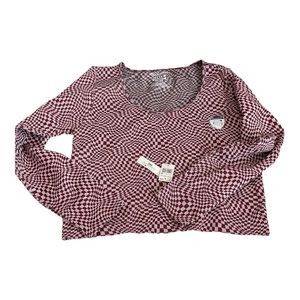 Ladies knit crop top 3XL